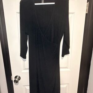 Chico's Classic Black Long Sleeve Dress